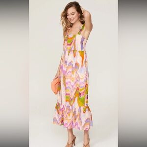 Marie Oliver Multicolor Maxi Dress